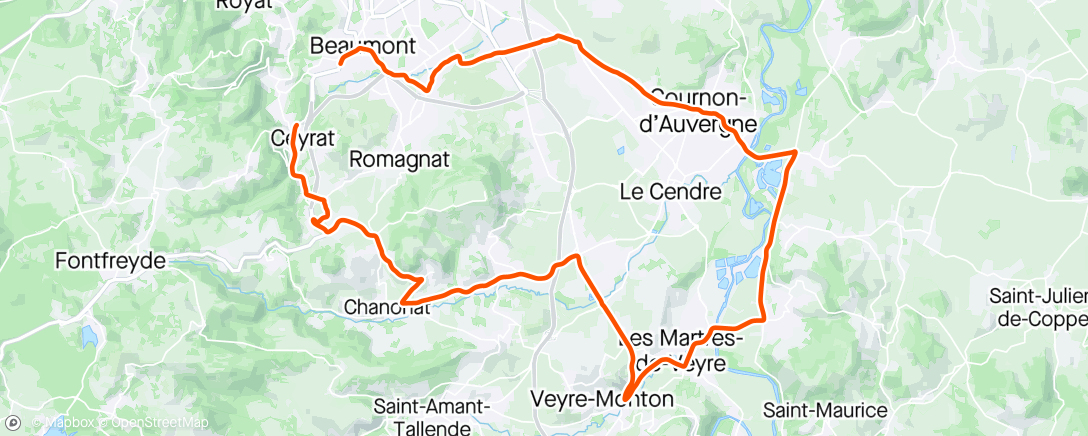 Map of the activity, Récup avec Bryce ☀️
