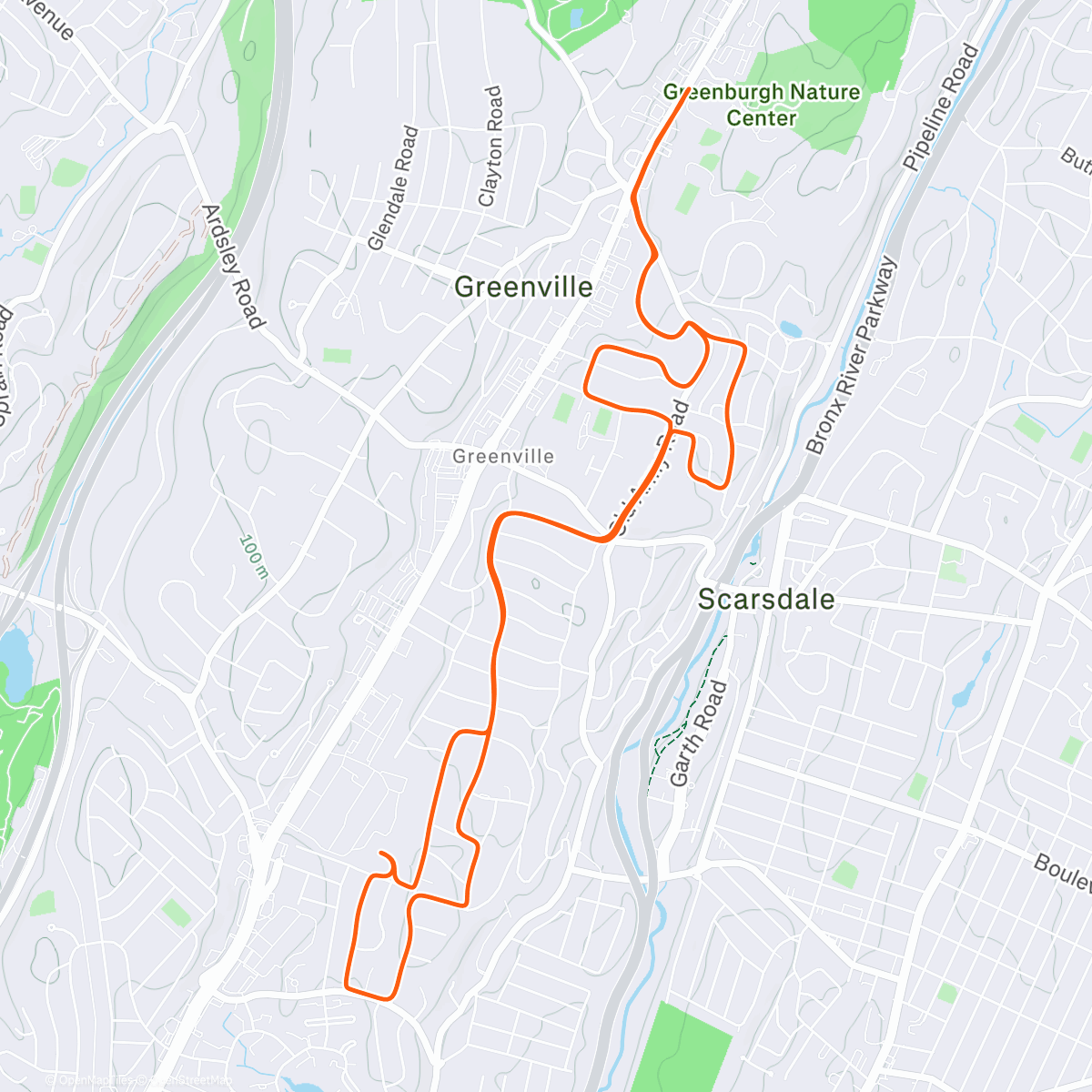 Map of the activity, Greenburgh con mucha ❄️❄️