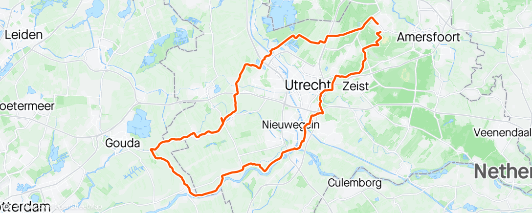 Карта физической активности (Oudewater Schoonhoven)