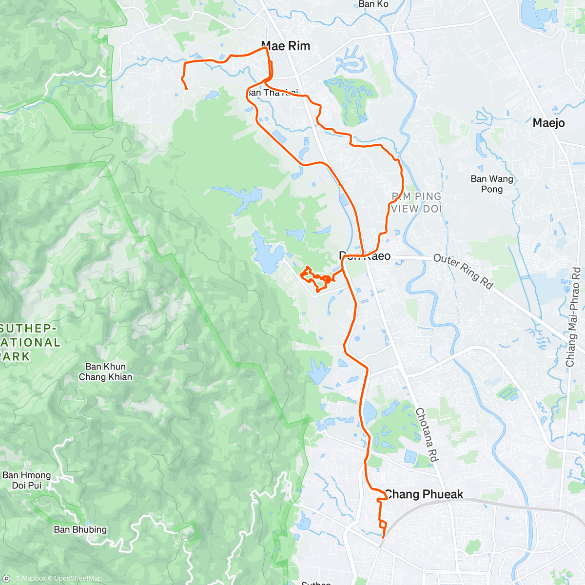 Mapa de la actividad (Attacked by giant killer spider)