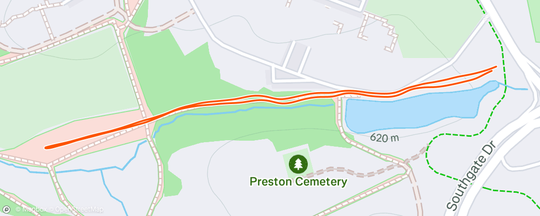 Map of the activity, AM Miles