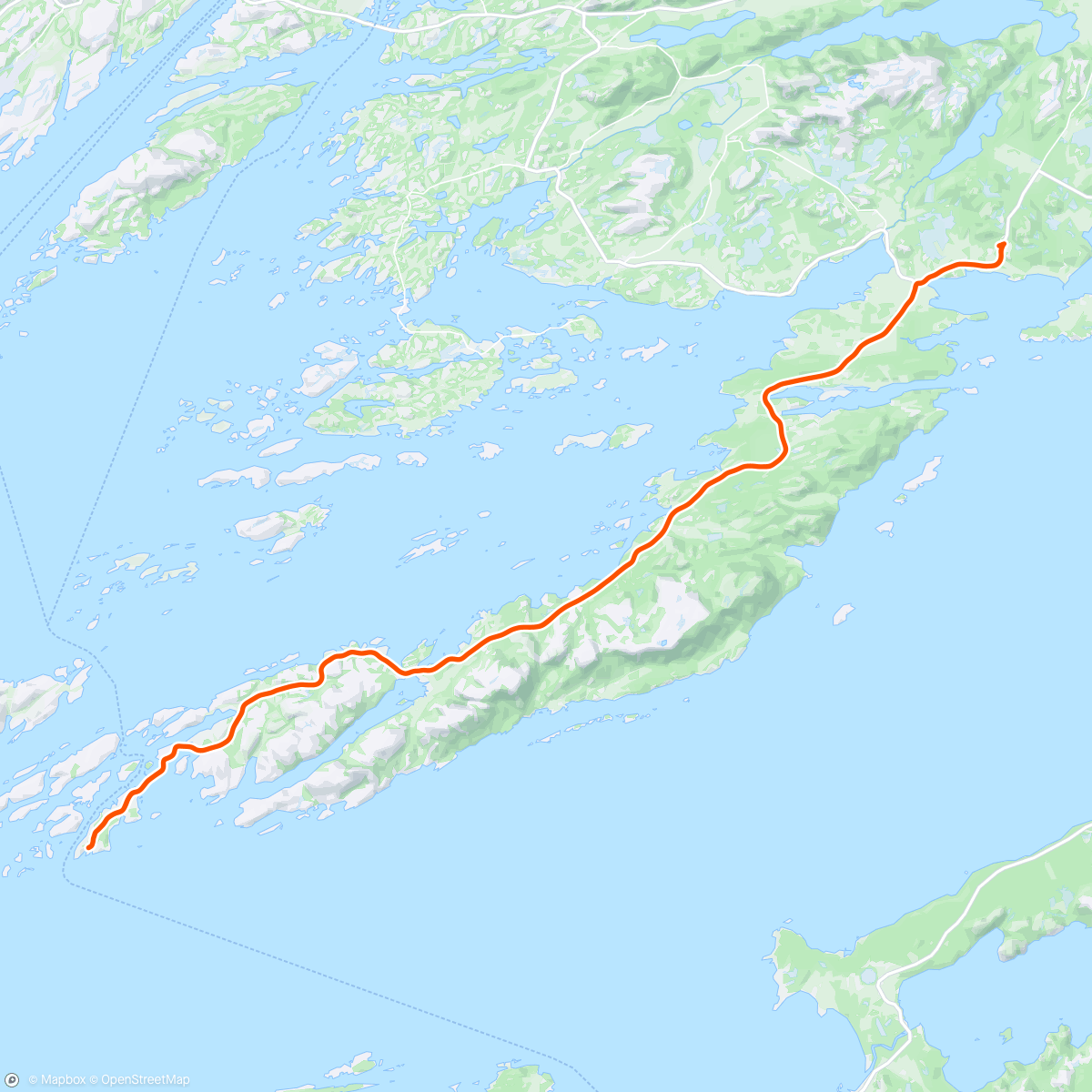 Map of the activity, TuristRunde