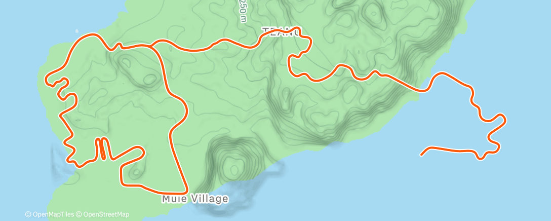 Map of the activity, Zwift - Xert: SMART - The Towers on Flat Route in Watopia