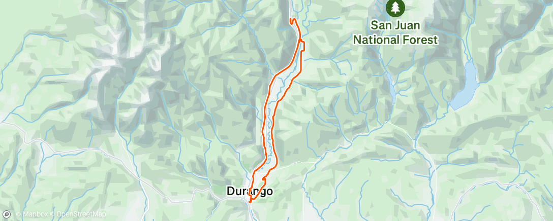 Map of the activity, Afternoon Ride