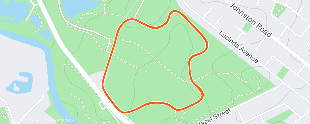 Map of the activity, Waratahs C grade at Lansdowne