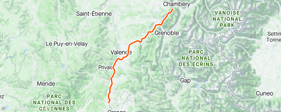 Map of the activity, Morning Ride