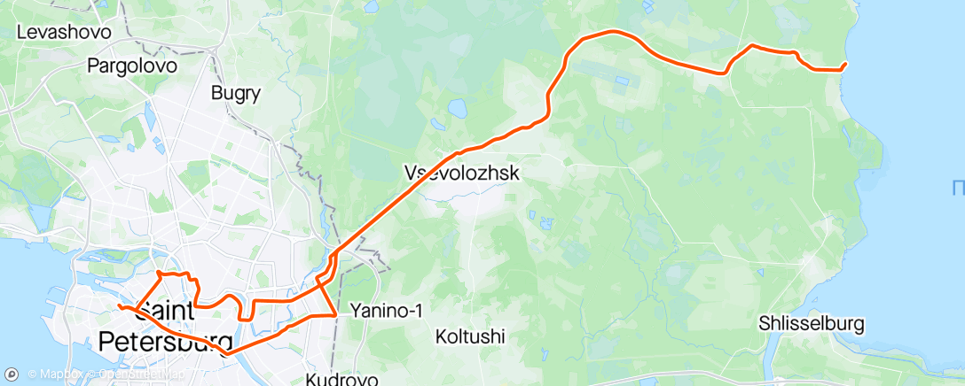 Map of the activity, 2024-04-30Ride