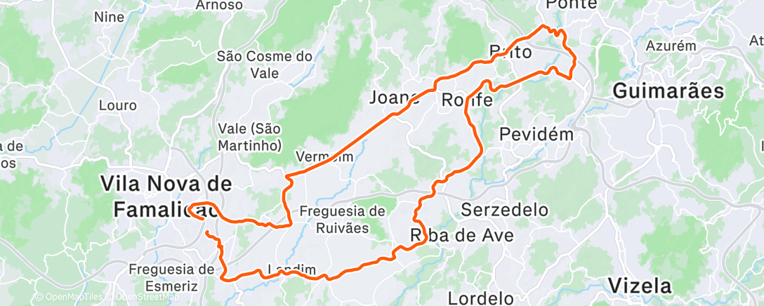 Карта физической активности (Morning Ride)