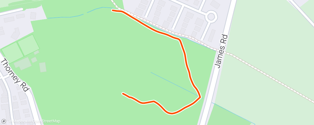 Map of the activity, The normal fetch and walk