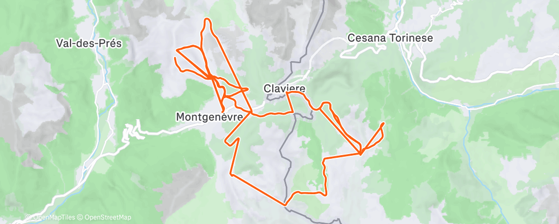 Карта физической активности (Ski lift tourism)