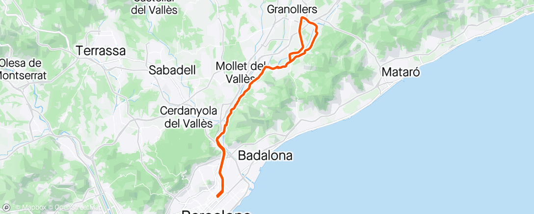 Map of the activity, ROAD. PRE REMENCES
