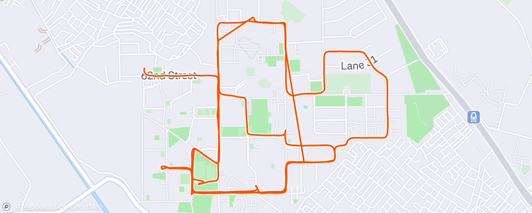 Map of the activity, Nike Run Club: Friday Evening Run