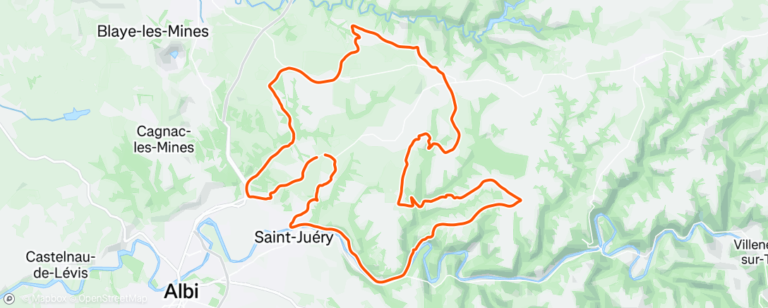 Carte de l'activité