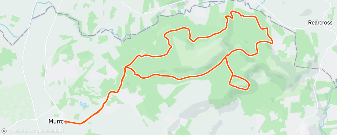 Map of the activity, Night gravel