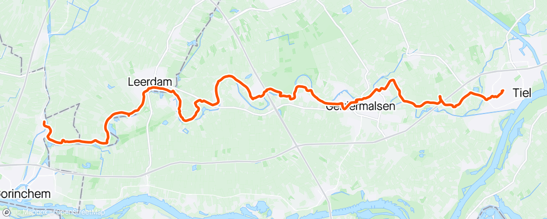 Map of the activity, Tochtje bloesemroute