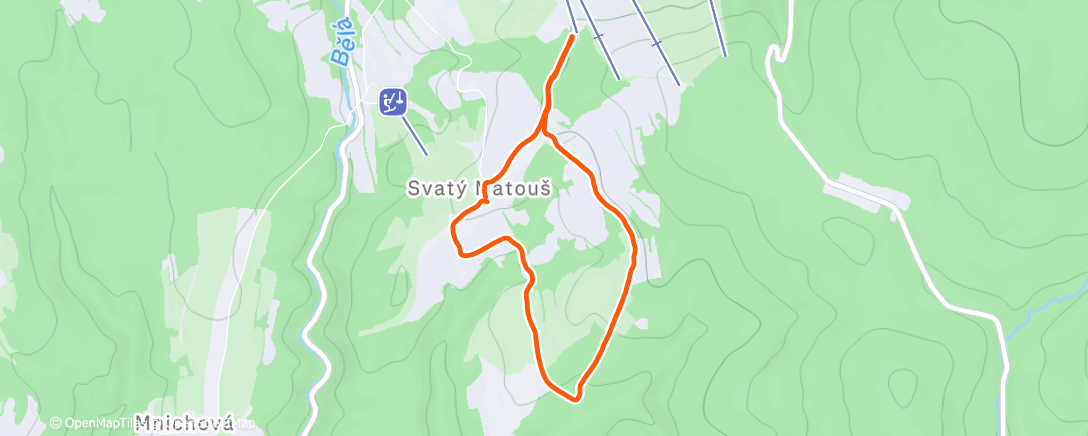 Карта физической активности (Morning Run)