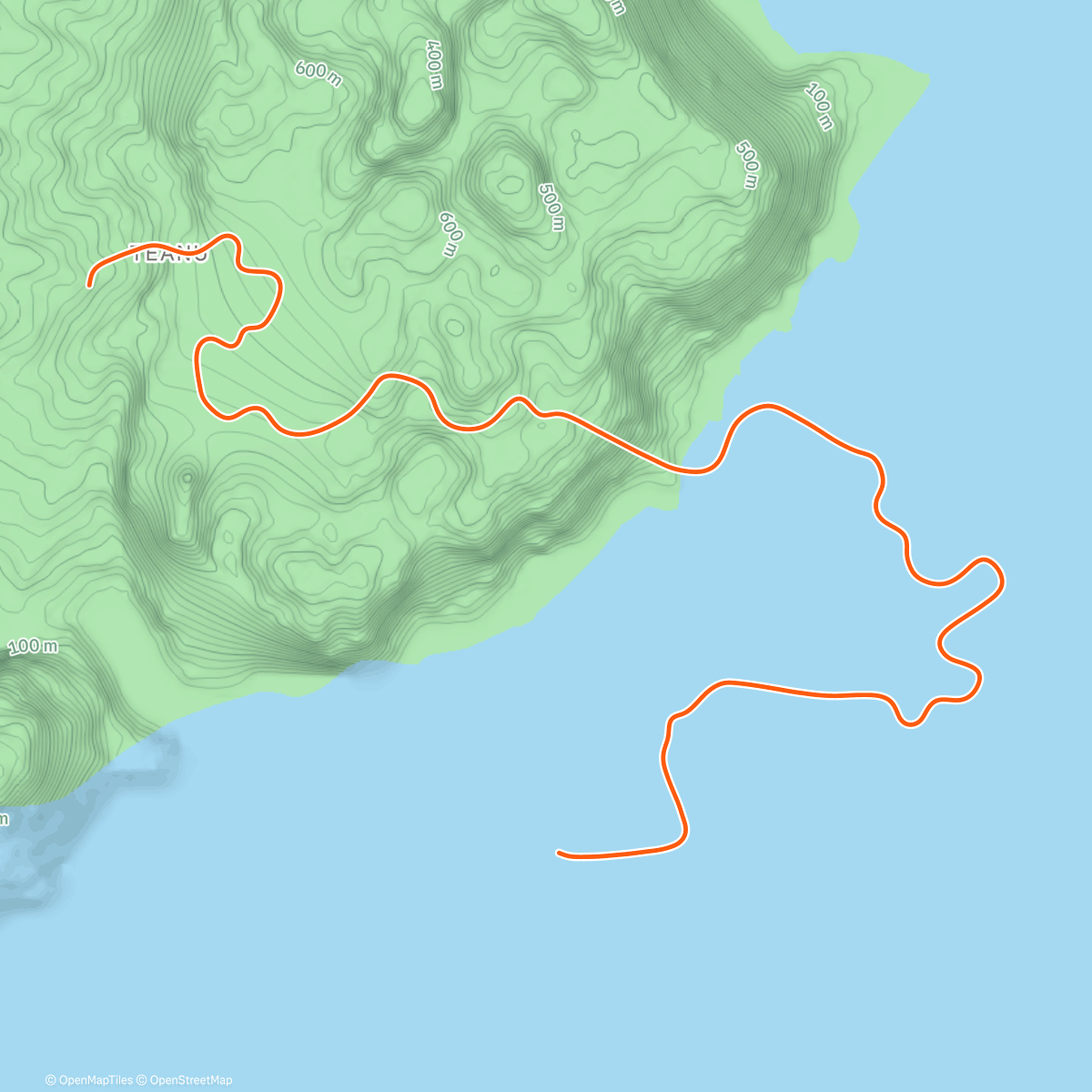 Map of the activity, Zwift - Tempus Fugit in Watopia