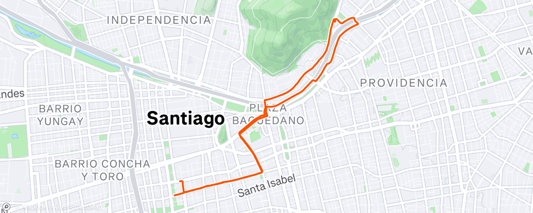 Map of the activity, Afternoon Ride