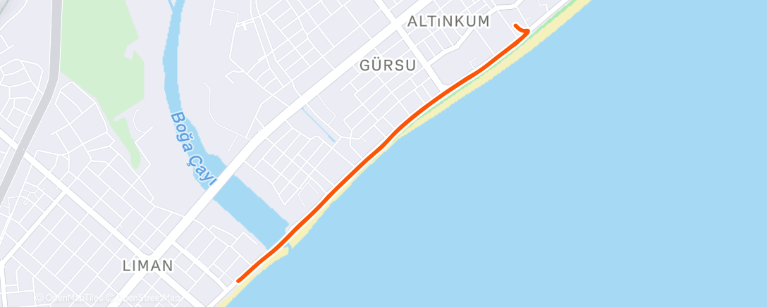 Карта физической активности (Morning Ride)