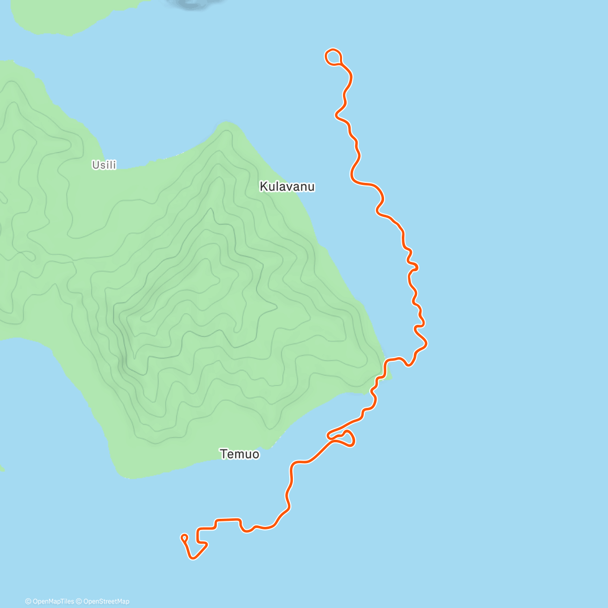 Map of the activity, Zwift - : on Southern Coast Cruise in Watopia