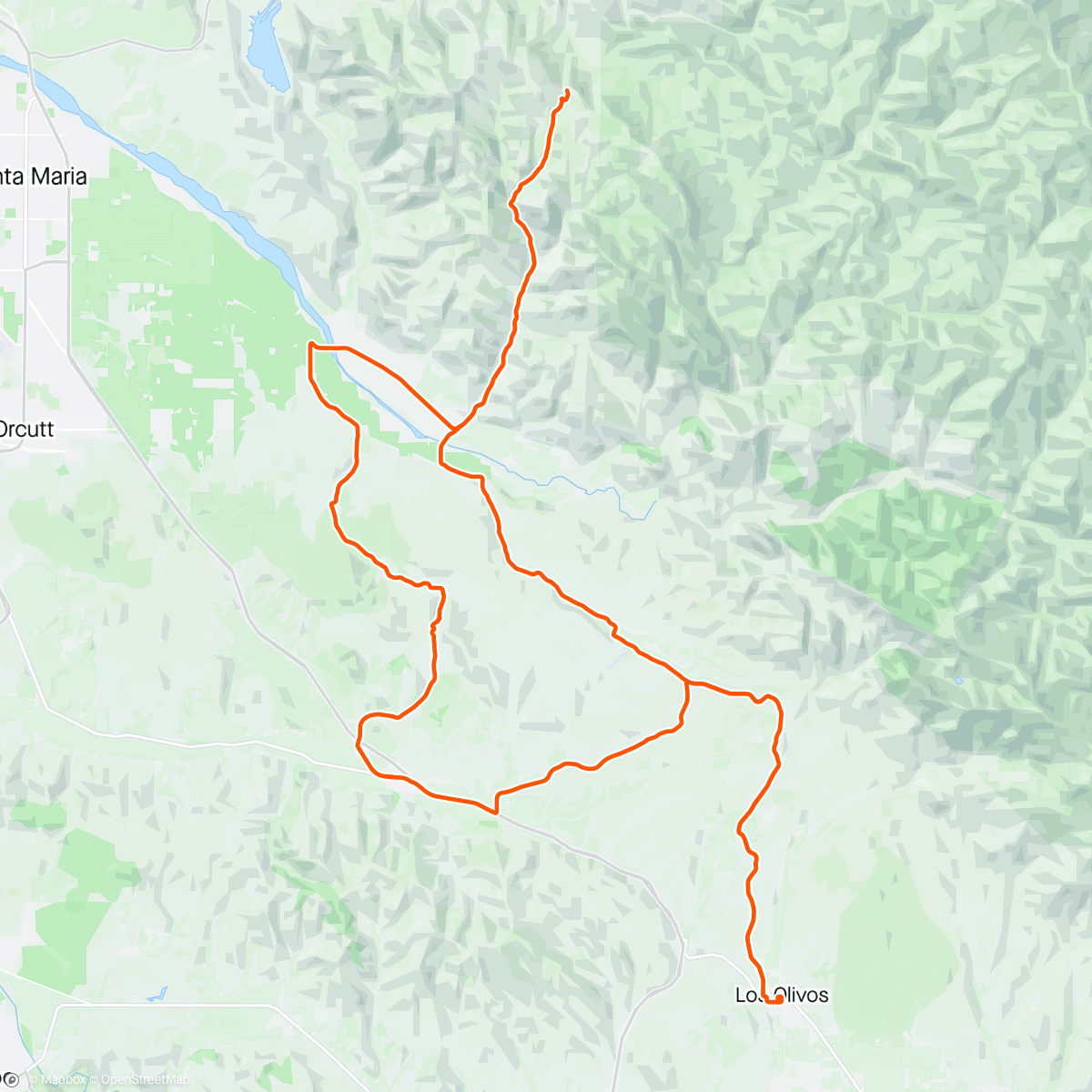 Mapa de la actividad, Many canyon roads today