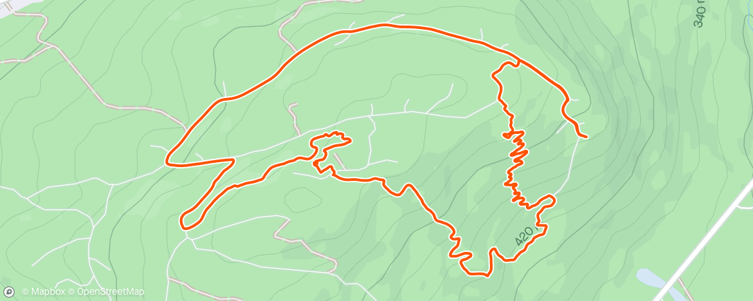 「Morning Mountain Bike Ride」活動的地圖