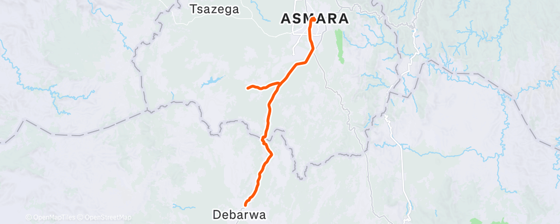 Map of the activity, Morning Ride