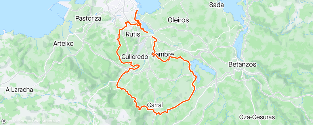 Map of the activity, ☀️ Bicicleta por la mañana
