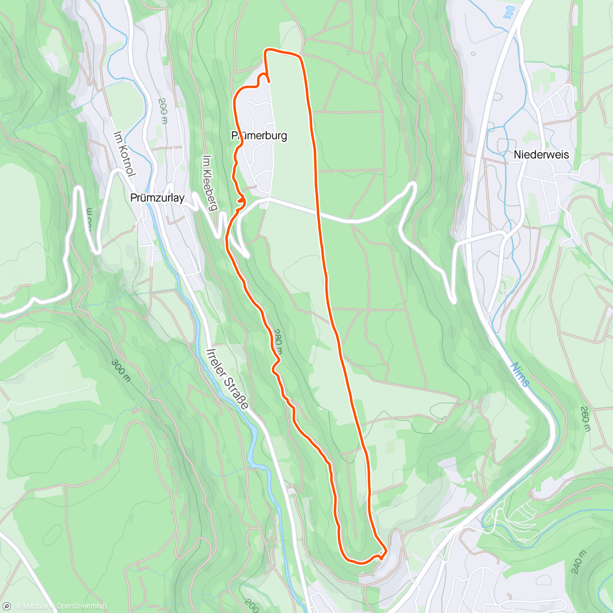 Map of the activity, sonnige ☀️ Eifel