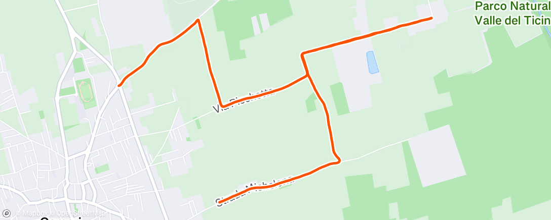 Map of the activity, 10 KM RUN 🏃🏻‍♀️