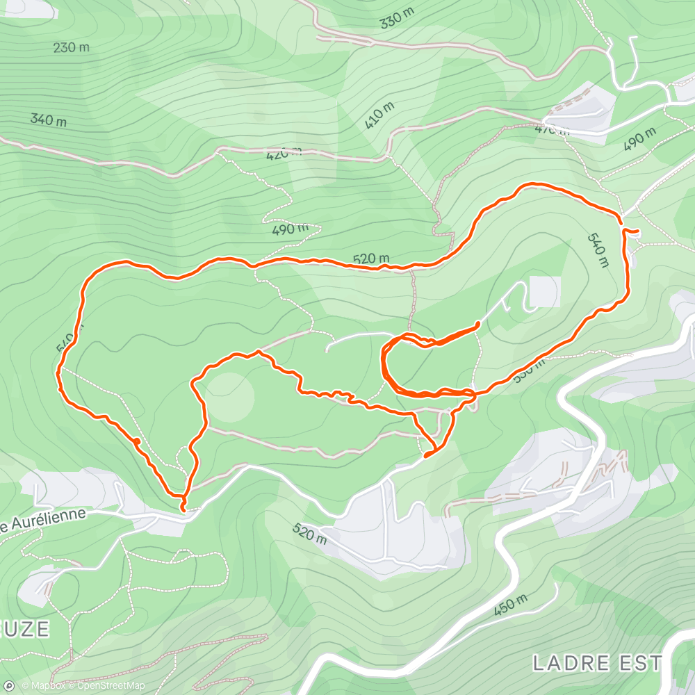 Map of the activity
