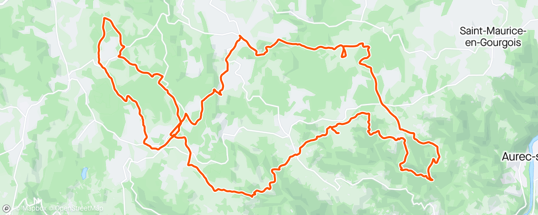 Карта физической активности (Rando des Vallée avec le Grp 1)