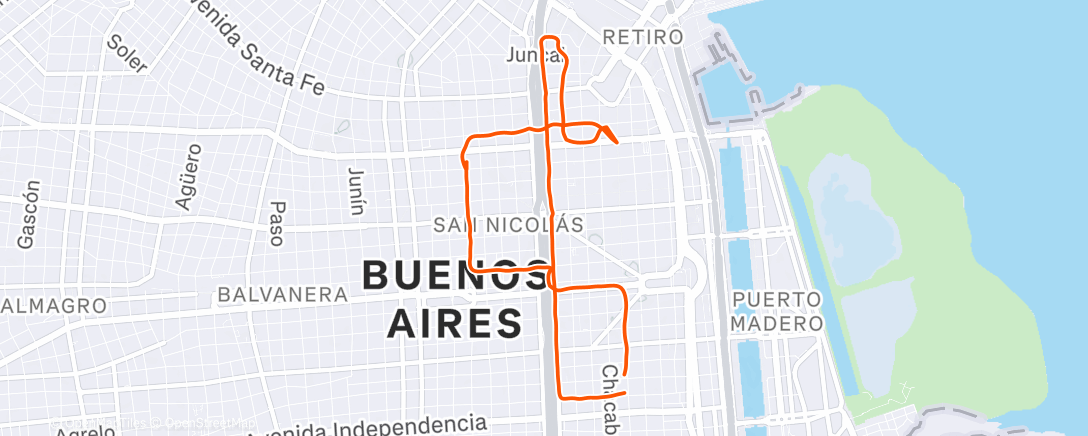 Map of the activity, Morning Ride