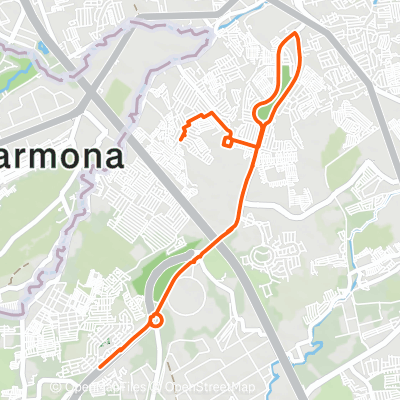 Pavilion to Greenfields Run | 16.5 km Running Route on Strava