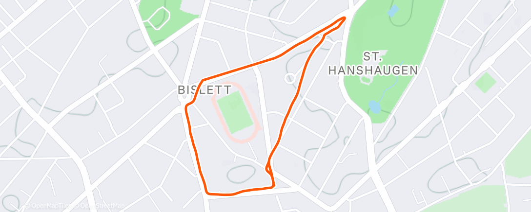 Map of the activity, Warmup