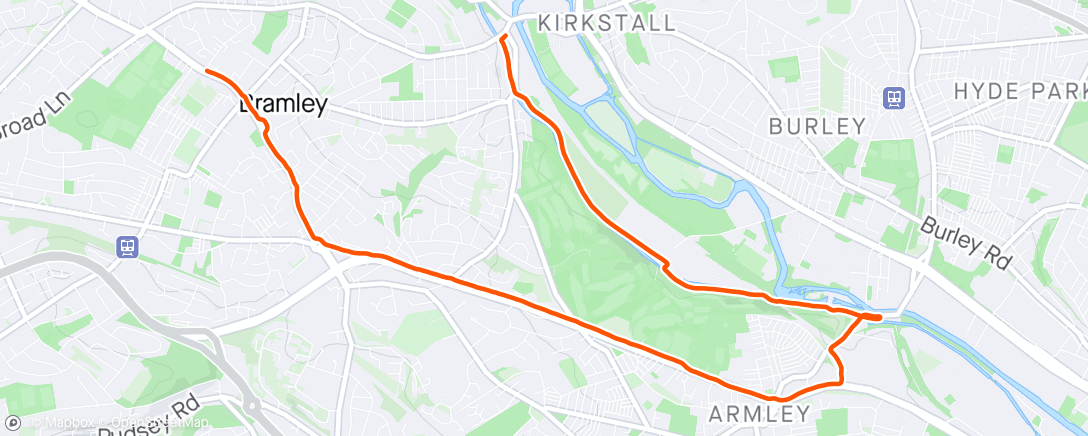 Map of the activity, Nice and steady trying to be kind to my little legs 🦵