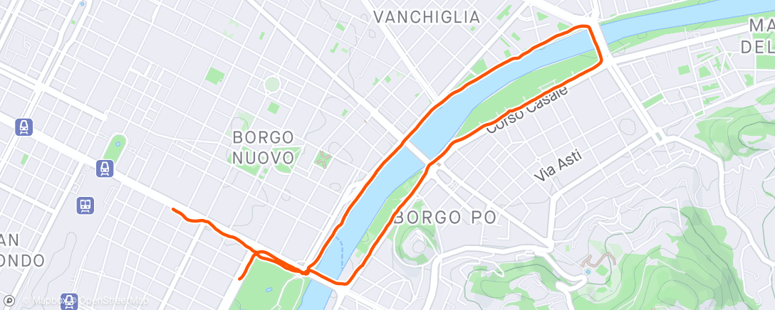 アクティビティ「Giro, st 1」の地図