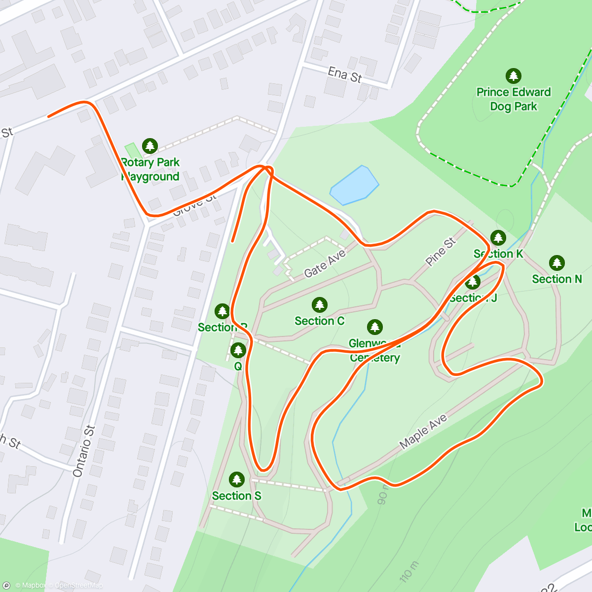 Map of the activity, Quick fit check on the new tracklocross