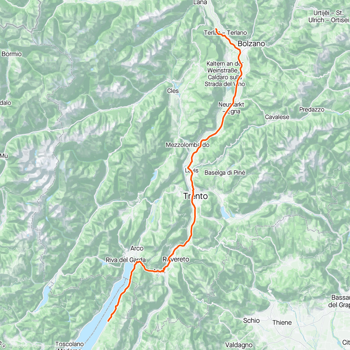 Map of the activity, Auf zur nächsten Etappe: Lago di Garda 😍