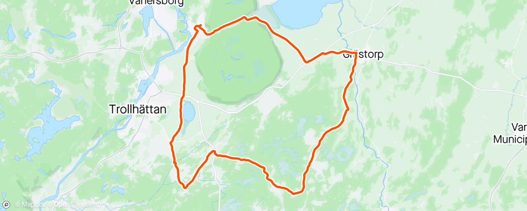 Map of the activity, IOGT via Grästorp