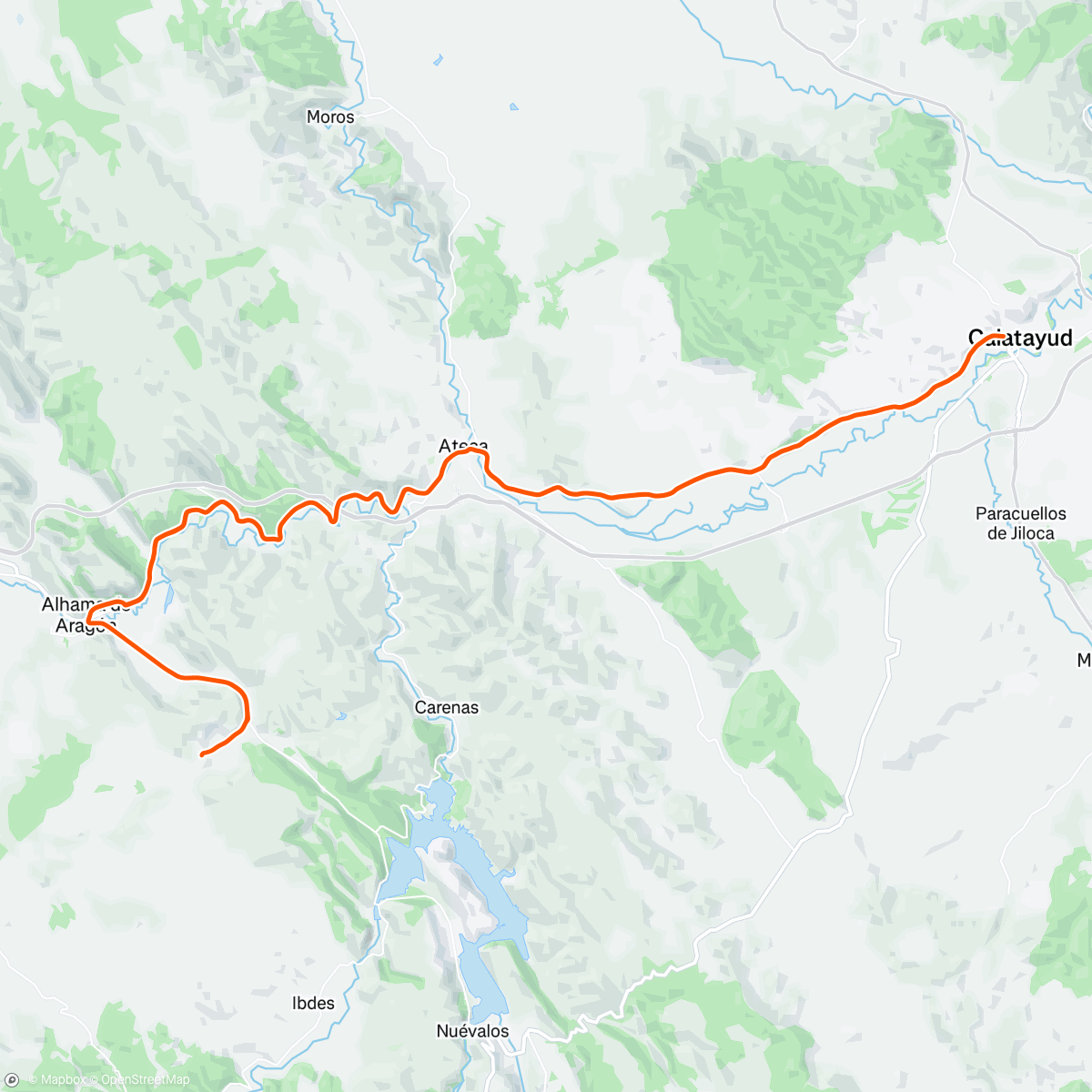 Map of the activity, Martes