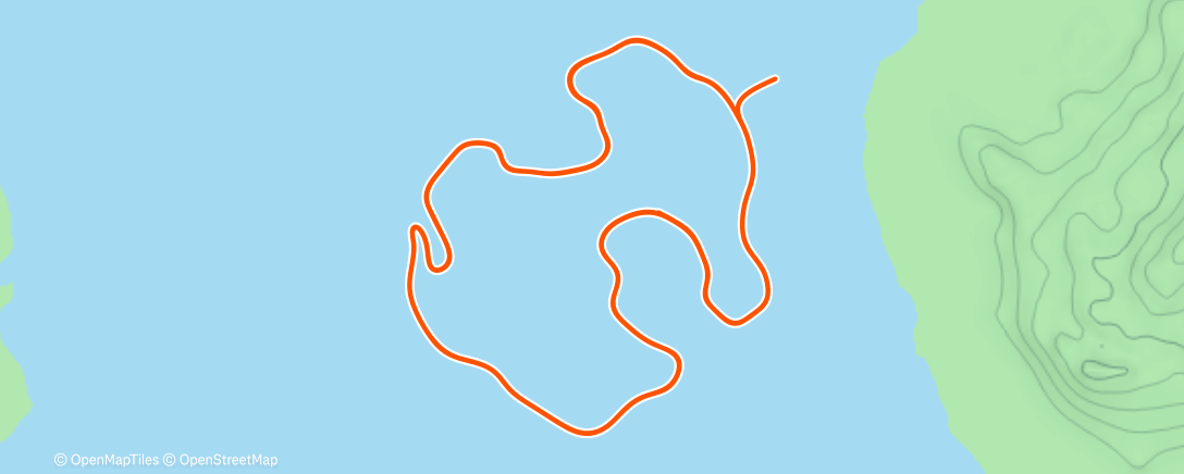 Map of the activity, Zwift - Volcano Circuit in Watopia