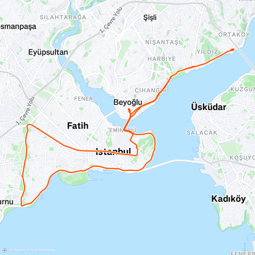 İstanbul Tur 1 | 32.4 km Road Cycling Route on Strava