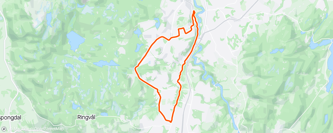 Map of the activity, Rolig LK