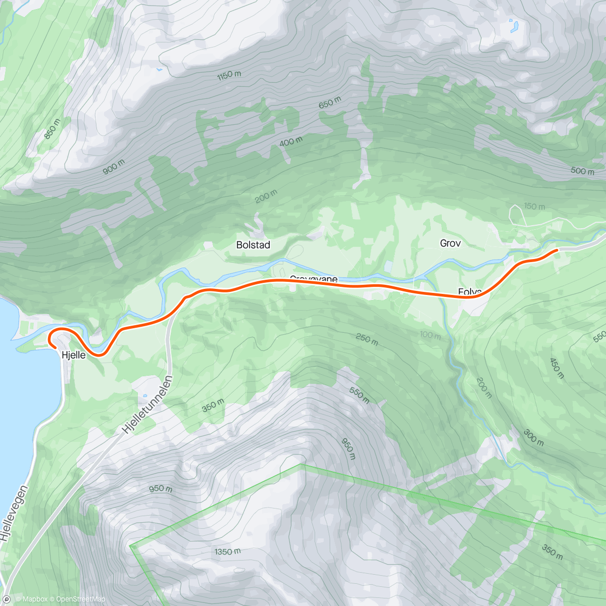 Mapa da atividade, ROUVY - 20 min FTP Test (5 min Warm-Up)