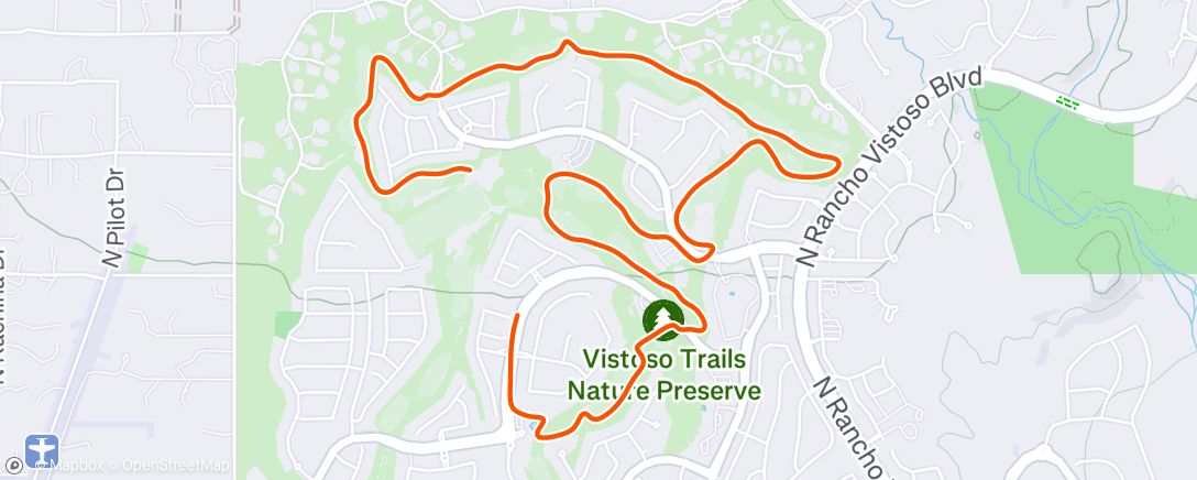 Mapa da atividade, Morning Run