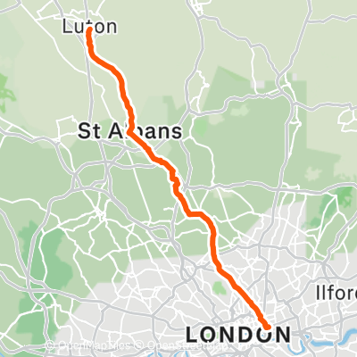 Luton to Altab Ali Park | 53.6 km Cycling Route on Strava
