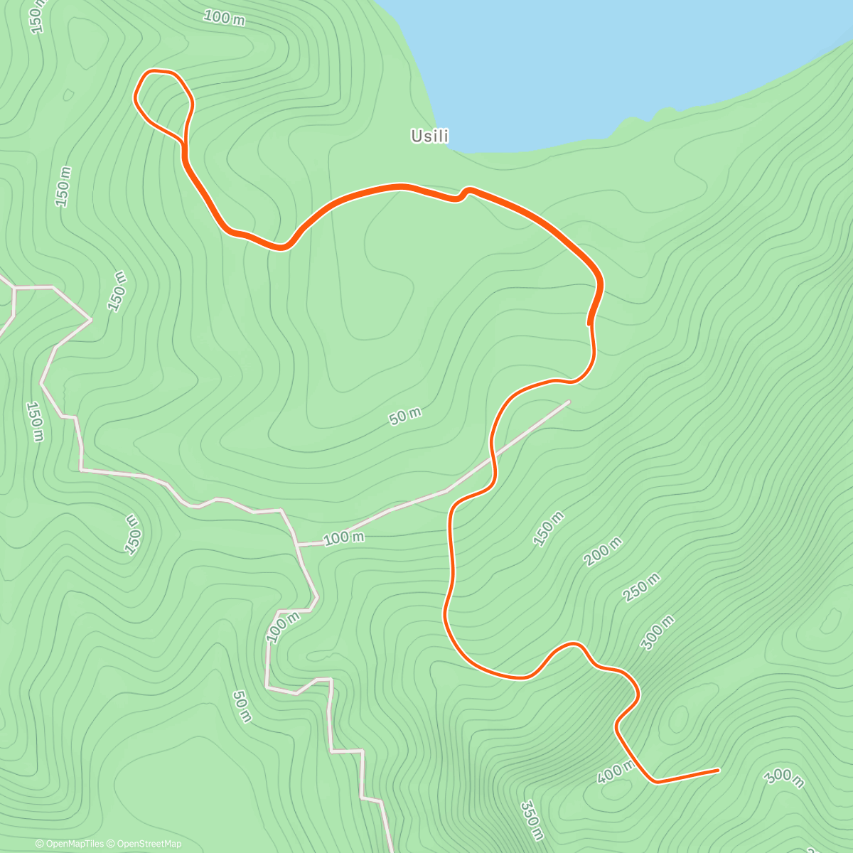 Map of the activity, Zwift - Epic Run in Watopia