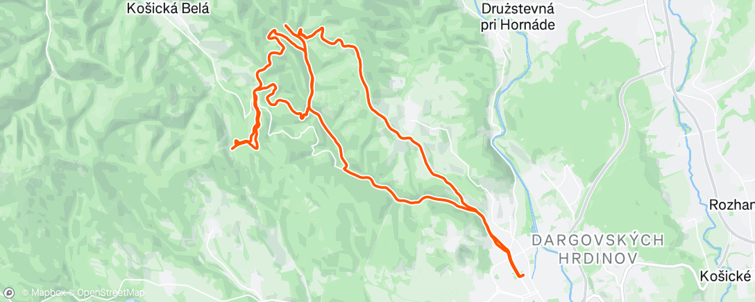 Map of the activity, Morning intervals with Furik