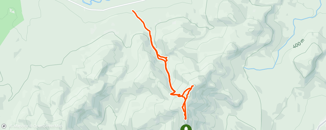 Map of the activity, Chocorua & Middle Sister